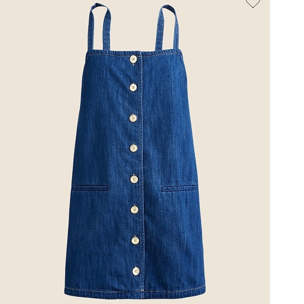 NWT J. Crew Claudia Dress in Denim Size XL